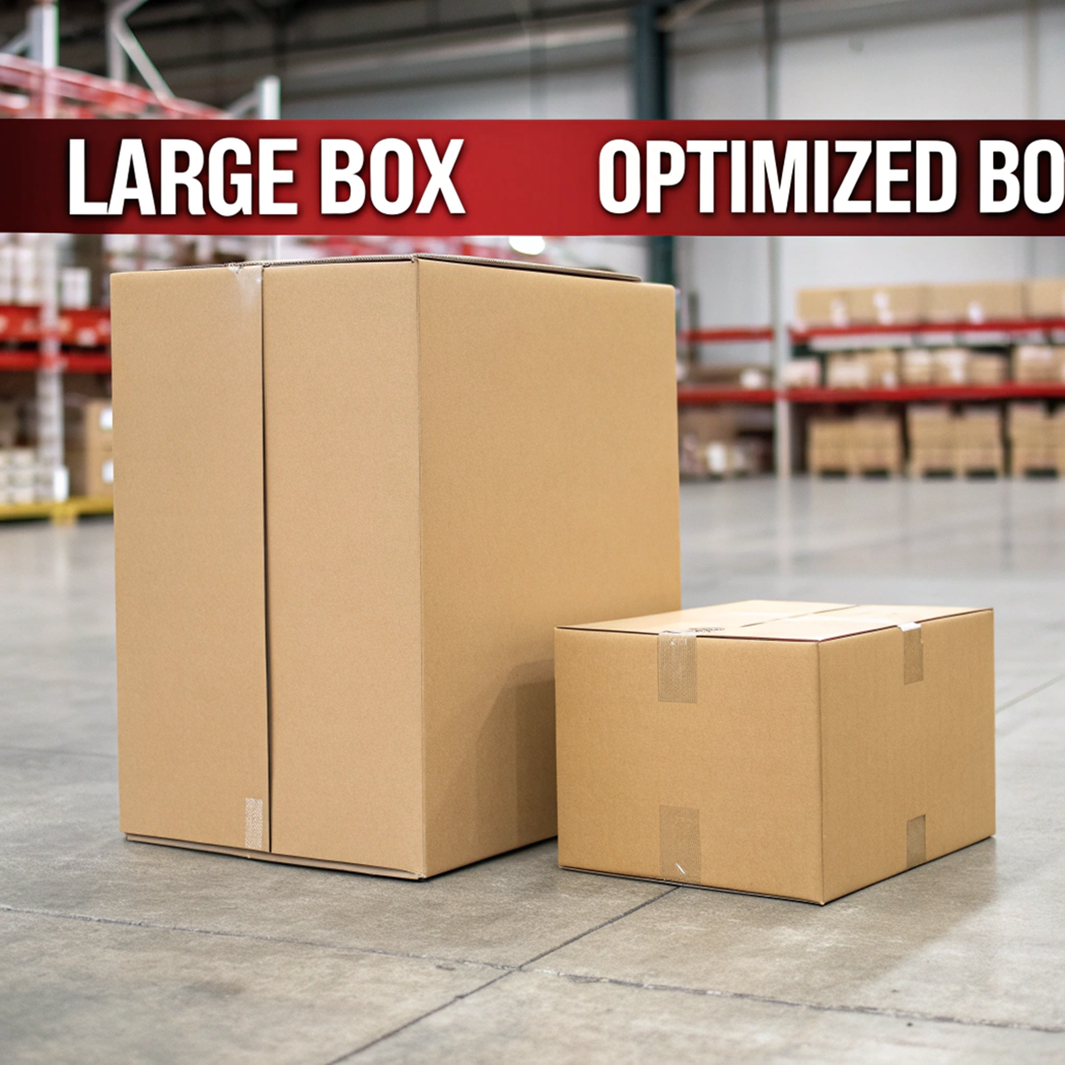 Optimized shipping boxes